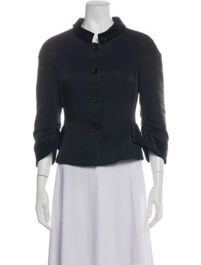 Pre-owned D&g Striped Jacket In Black