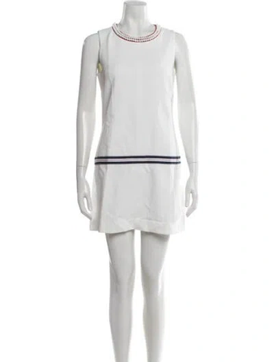 Pre-owned D&g Striped Mini Dress W/ Tags