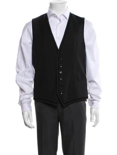 Pre-owned D&g Suit Vest In Blue