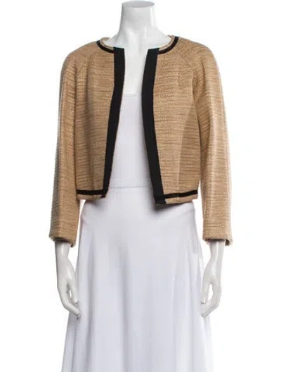 Pre-owned D&g Tweed Pattern Evening Jacket In Multi