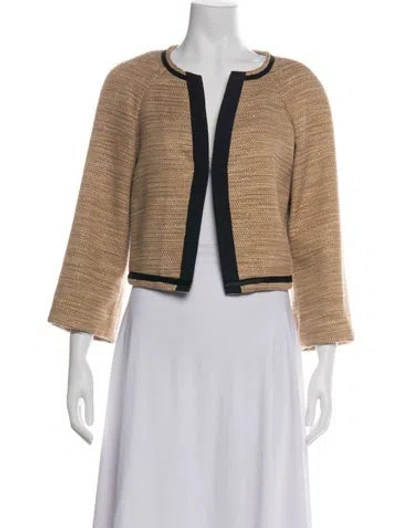 Pre-owned D&g Tweed Pattern Jacket In Multicolor