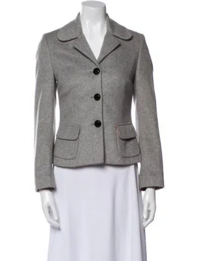 Pre-owned D&g Vintage 1990's Blazer In Gray