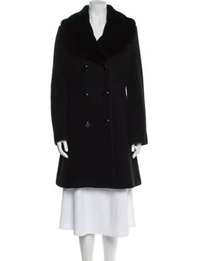 Pre-owned D&g Vintage 1990's Coat In Black