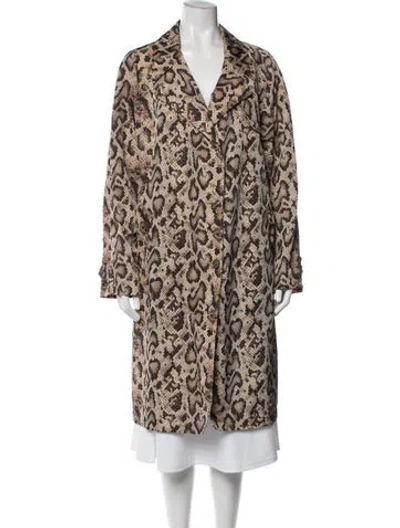 Pre-owned D&g Vintage 1990's Coat In Brown