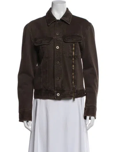 Pre-owned D&g Vintage 1990's Denim Jacket In Brown