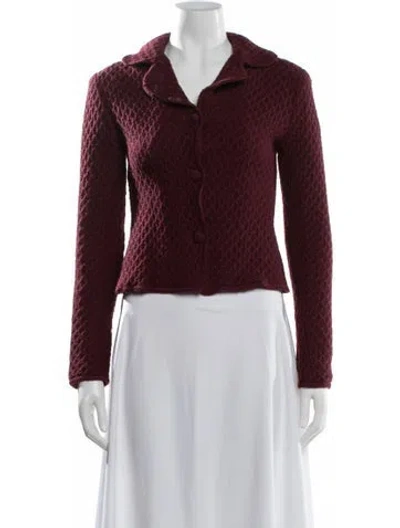 Pre-owned D&g Vintage 1990's Jacket In Burgundy