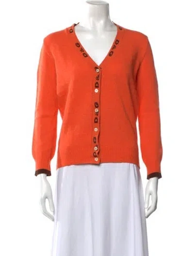 Pre-owned D&g Vintage 1990's Sweater In Orange