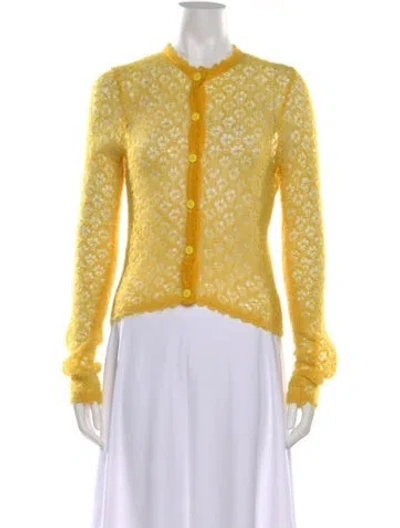 Pre-owned D&g Vintage 1990's Sweater In Yellow