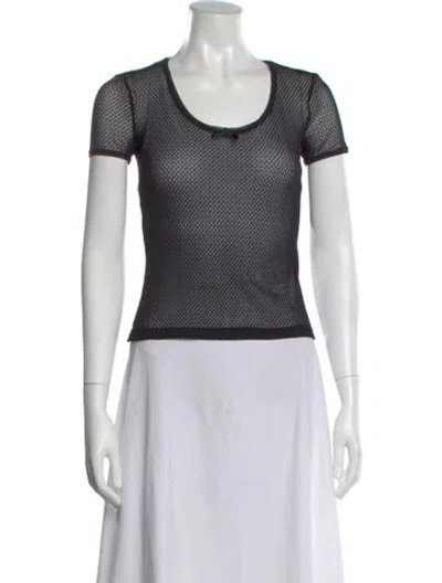 Pre-owned D&g Vintage 1990's Top In Black