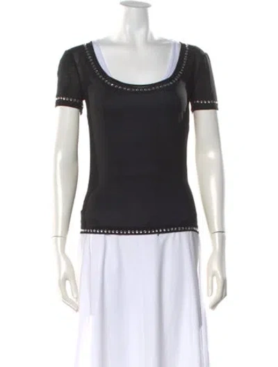 Pre-owned D&g Vintage 1990's Top In Black
