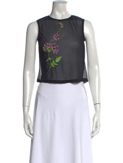 Pre-owned D&g Vintage 1990's Top In Black