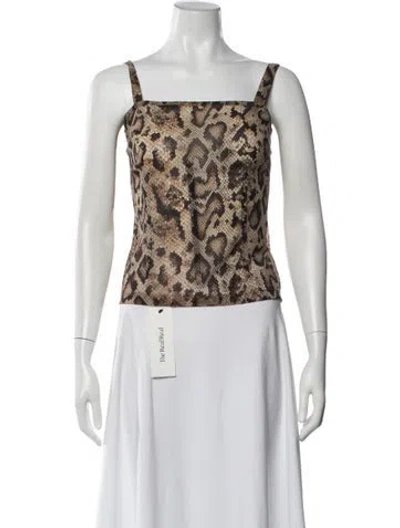 Pre-owned D&g Vintage 1990's Top In Neutrals