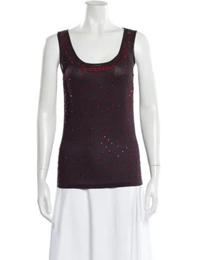 Pre-owned D&g Vintage 1990's Top In Purple