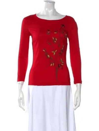 Pre-owned D&g Vintage 1990's Top In Red