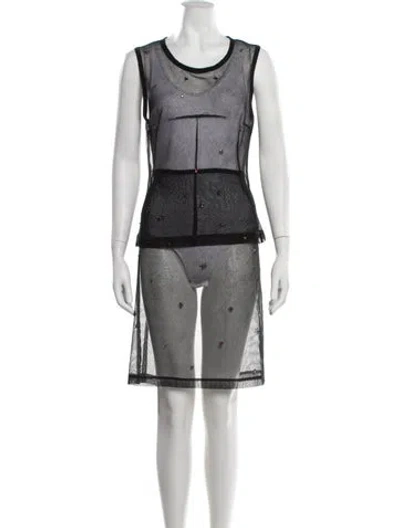 Pre-owned D&g Vintage 1998 Skirt Set In Black