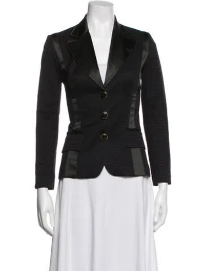 Pre-owned D&g Vintage 2000's Blazer In Black/green