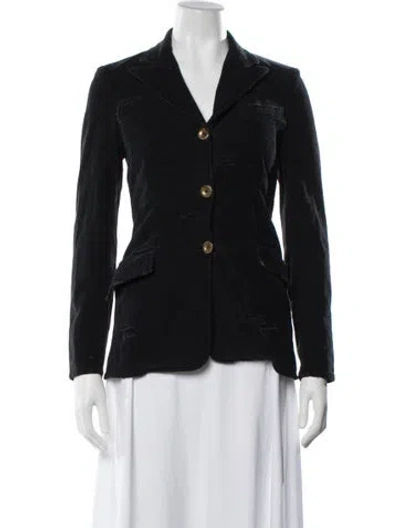 Pre-owned D&g Vintage 2000's Blazer In Blue