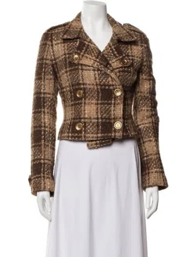 Pre-owned D&g Vintage 2000's Blazer In Brown