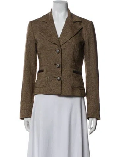 Pre-owned D&g Vintage 2000's Blazer In Brown