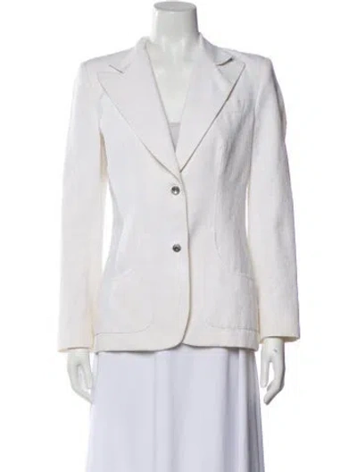 Pre-owned D&g Vintage 2000's Blazer In White