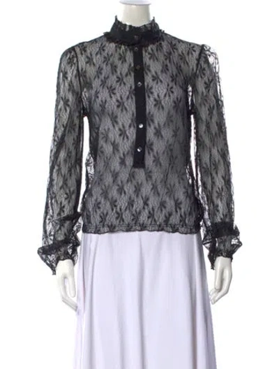 Pre-owned D&g Vintage 2000's Blouse In Black