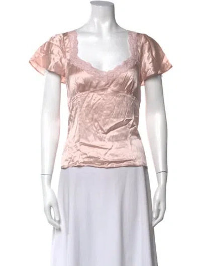 Pre-owned D&g Vintage 2000's Blouse In Pink
