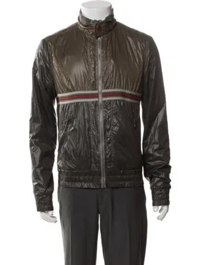 Pre-owned D&g Vintage 2000's Bomber Jacket In Green