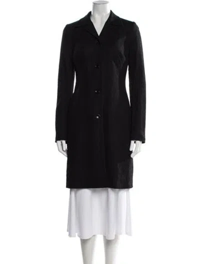 Pre-owned D&g Vintage 2000's Coat In Black