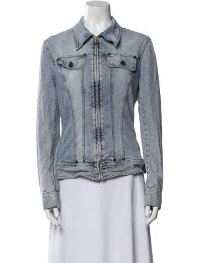 Pre-owned D&g Vintage 2000's Denim Jacket In Blue
