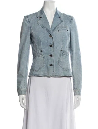 Pre-owned D&g Vintage 2000's Denim Jacket In Blue