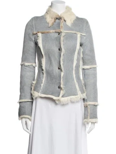 Pre-owned D&g Vintage 2000's Jacket In Blue