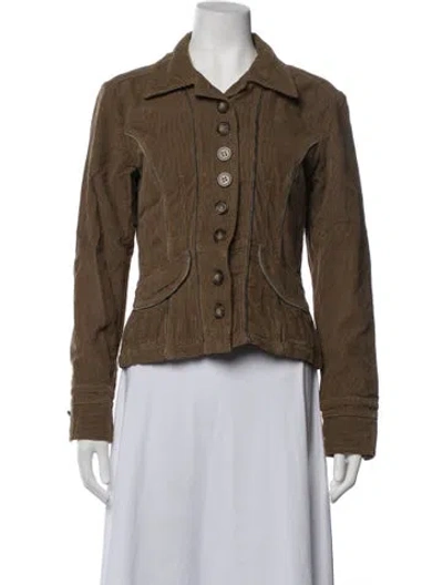 Pre-owned D&g Vintage 2000's Jacket In Brown