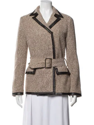 Pre-owned D&g Vintage 2000's Jacket In Brown