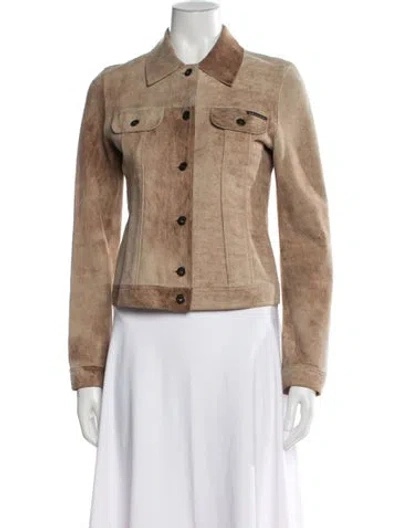Pre-owned D&g Vintage 2000's Jacket In Neutral