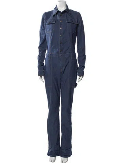 Pre-owned D&g Vintage 2000's Jumpsuit In Blue