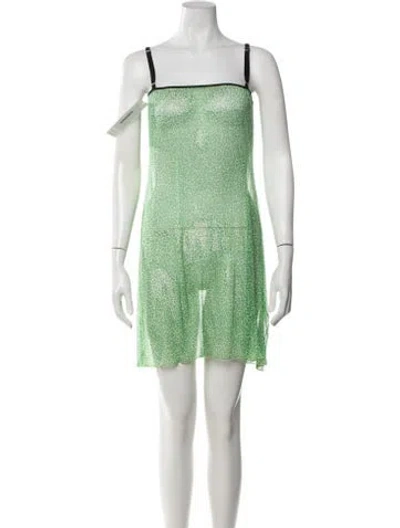 Pre-owned D&g Vintage 2000's Nightgown In Green