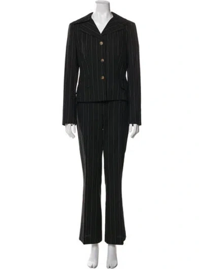 Pre-owned D&g Vintage 2000's Pantsuit In Black