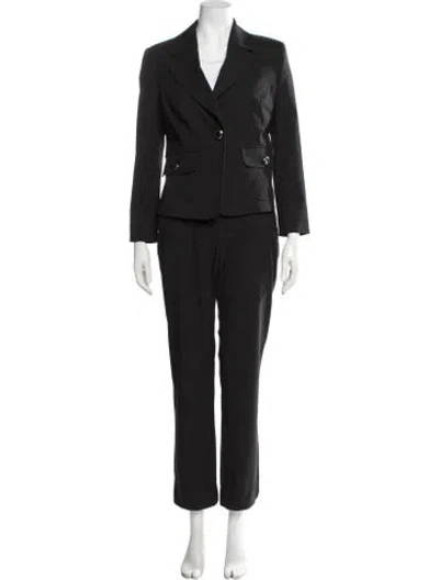 Pre-owned D&g Vintage 2000's Pantsuit In Black