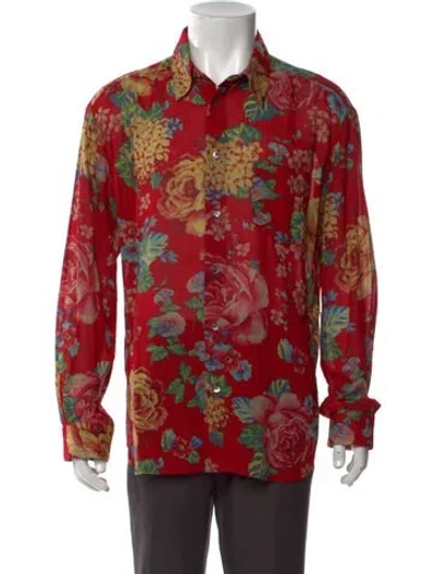 Pre-owned D&g Vintage 2000's Shirt In Red