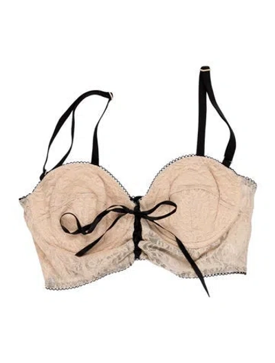 Pre-owned D&g Vintage 2000's Sports Bra In Neutrals