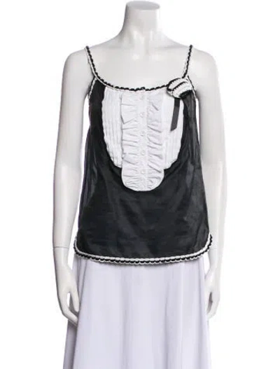 Pre-owned D&g Vintage 2000's Top In Black