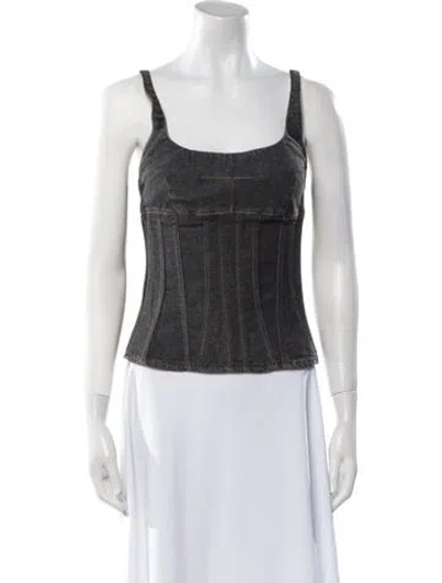 Pre-owned D&g Vintage 2000's Top In Black