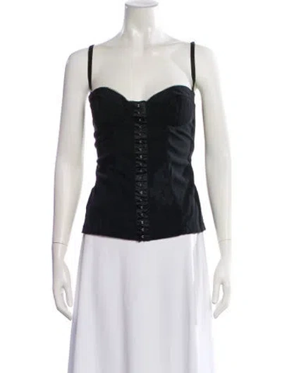 Pre-owned D&g Vintage 2000's Top In Black
