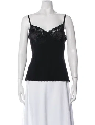 Pre-owned D&g Vintage 2000's Top In Black
