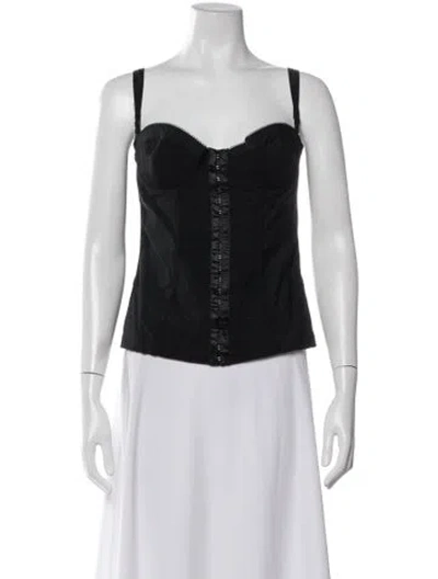 Pre-owned D&g Vintage 2000's Top In Black