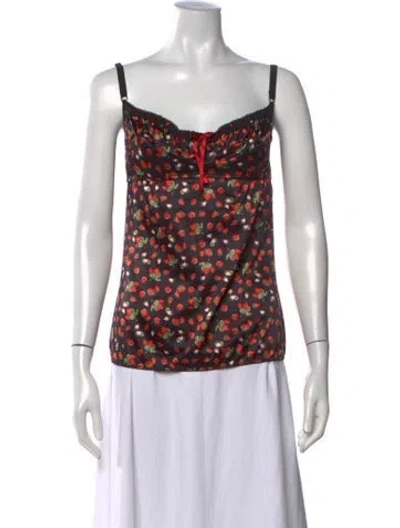 Pre-owned D&g Vintage 2000 Top In Black