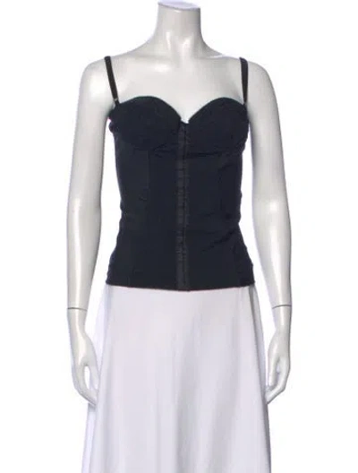 Pre-owned D&g Vintage 2000's Top In Black