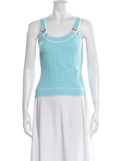 Pre-owned D&g Vintage 2000's Top In Blue