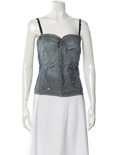 Pre-owned D&g Vintage 2000's Top In Multi