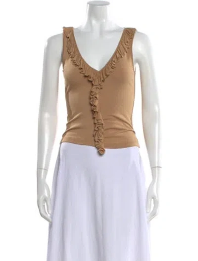 Pre-owned D&g Vintage 2000's Top In Neutral
